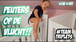 ZE KUNNEN UIT BED KLIMMEN 😱  GIVEAWAY ☆ DRIELING FAMILIE VLOG 181 [upl. by Nov415]