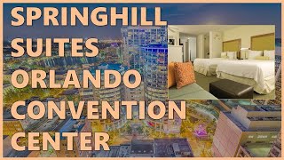 SpringHill Suites Orlando Convention CenterInternational Drive Area  Extended Stay Hotel  FL USA [upl. by Nylhsoj]