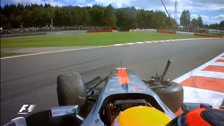 F1 Lewis Hamilton Onboard Crashes [upl. by Azar]