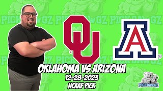 Oklahoma vs Arizona 122823 Free College Football Picks and Predictions  NCAAF Pick [upl. by Fosque]