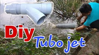 homemade powerful PVC water jet system [upl. by Eilram]