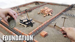 HOW TO MAKE THE FOUNDATIONS OF A HOME STEP BY STEP [upl. by Sears]