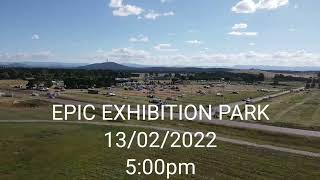 Convoy to Canberra Quick fly over Epic Exhibition Park 13022022  Sunday 5pm Video Nine [upl. by Royal206]