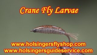 How To Tie A Crane Fly Larvae Holsingers Fly Shop [upl. by Fidela]