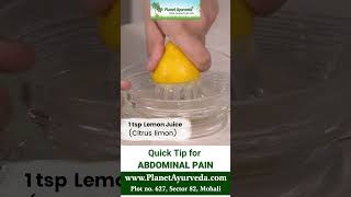 Abdominal Pain amp Stomach Cramps Relieve with Quick amp Easy Natural Remedy by Top Ayurveda Expert [upl. by Ji]