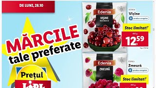 OFERTE LIDL 28 OCTOMBRIE 2024MĂRCILE TALE PREFERATECATALOG LIDL 28 OCTOMBRIE 2024LIDL [upl. by Oileve347]