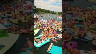 Drone Video At Lake Okoboji Iowa [upl. by Leahkim]