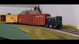 O Scale Boxcab testing on Portway Terminal [upl. by Chloris]