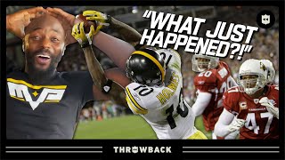 Santonio Holmes Relives the GREATEST Super Bowl Catch of AllTime  Legends of the Playoffs [upl. by Fredenburg]