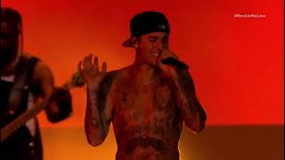 Justin Bieber  Peaches Live at Rock In Rio [upl. by Lalita]