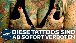 NEUE EUVERORDNUNG Böse Überraschung Diese TattooFarben sind ab sofort verboten I WELT News [upl. by Mook]