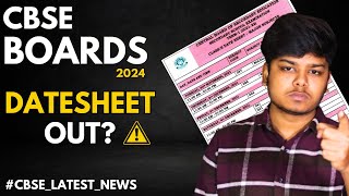 Cbse Boards 2024 Datesheet Released  Cbse Latest News [upl. by Al]