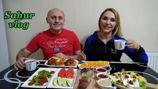 SAHUR VLOG TANERİ BİR TÜRLÜ DOYURAMADIK 😂 [upl. by Ruelle490]