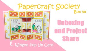 Papercraft Society Box 58  Unboxing and Project Share [upl. by Luoar18]