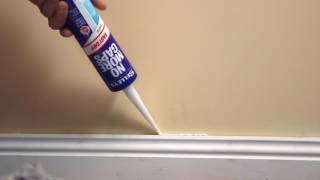 Selleys  How To Fill Gaps In Skirting Boards using No More Gaps  Product Demonstration [upl. by Trumaine892]