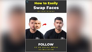 How to swap faces  Photoshop Tutorial [upl. by Nananne251]