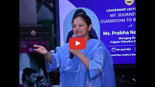 My Journey from classroom to Boardroom by Ms Prabha Narasimhan [upl. by Gaige]