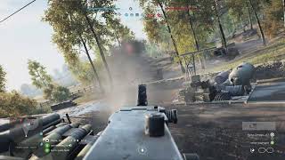 Battlefield V Sherman Commander Uses 50 Cal To Take Panzerstorm Positions [upl. by Alvan]