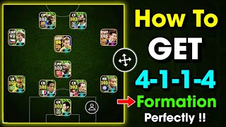 How to Customize New 4114 Formation Perfectly  😉🔥 How to Get 4114 formation In eFootball 2024 🤩 [upl. by Aifoz972]