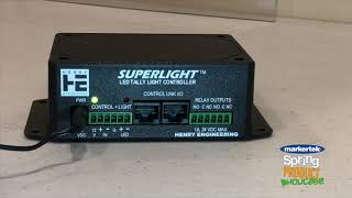 Henry Engineering SuperLight LogicControl Interface for Controlling Low Voltage Studio Tally Lights [upl. by Aikkan441]