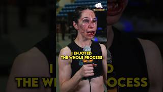 BKFC Melanie Shah after getting her tooth knocked out quotI might not look like it but I enjoyed itquot [upl. by Aikehs]