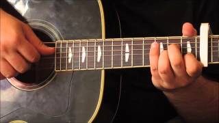 one day reckoning song  Asaf Avidan acoustic version intro tutoriel cours de guitare [upl. by Sucerdor]