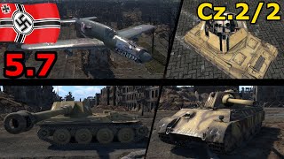 Deutschland 57 Cz22  Waffenträger Ostwind II Panther F Do 335 A1  War Thunder PL [upl. by Jarrid]