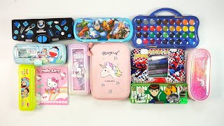 stationery collection Unicorn pouchhello kitty bookdoreamonsports chota Bheem pencil box [upl. by Means203]