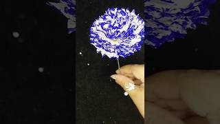 Easy tissue paper flower diy shortvideo youtubeshorts shortfeed viral trending [upl. by Witte542]