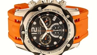 Invicta Mens 20072SYB Speedway Analog Display Swiss Quartz Orange Watch [upl. by Akemrej]