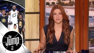 Rachel Nichols The race for LeBron James begins  The Jump  ESPN [upl. by Kabob]