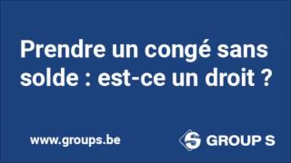 Prendre un congé sans solde  estce un droit [upl. by Goldberg]