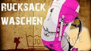 Rucksack waschen  Anleitung HD [upl. by Ysteb]