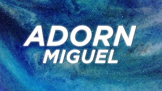 Miguel  Adorn Lyric Video [upl. by Fineman]