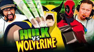 HULK VS WOLVERINE MOVIE REACTION Underrated Marvel Animation Movie  Deadpool  XMen [upl. by Merth]