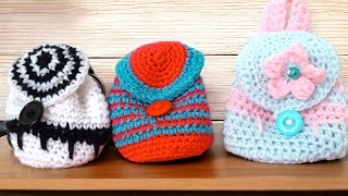 Mochila de Crochet en Miniatura Diseños Creativos [upl. by Mandle983]