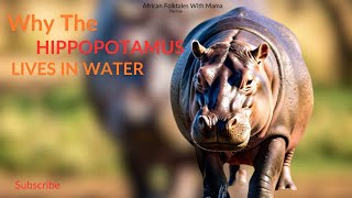 WHY THE HIPPOPOTAMUS LIVES IN WATER tales folklore storytelling [upl. by Lovato]