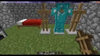 Como fazer suporte de armaduras no MINECRAFT ‹ Blm › [upl. by Adiesirb]