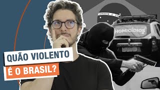 COMO É A VIOLÊNCIA NO BRASIL  MANUAL DO BRASIL [upl. by Nidak250]