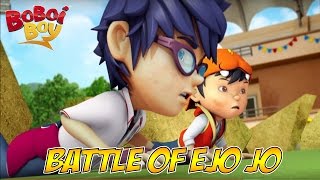 BoBoiBoy English S2E12  Battle of Ejo Jo Part 1 [upl. by Airamas]