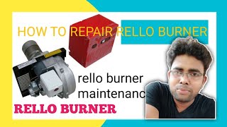 how to rello burner repair  Riello burner maintenance [upl. by Drallim]