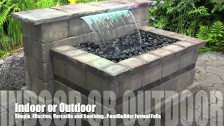 Retaining Wall Waterfall Examples [upl. by Okomot]