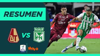 Tolima vs Nacional Resumen y goles  Liga BetPlay 20221  Final Vuelta [upl. by Anivas]