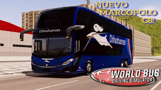 WBDS 4 ¡NUEVO Marcopolo G8 DD skin Transportes Chihuahuenses De São Paulo a Río de Janeiro [upl. by Eeleimaj286]