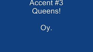 NYCs Five Accents [upl. by Eillim]