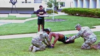 US Army Sergeants Major Academy Instructional APFT  Sit Ups [upl. by Nahtanha]