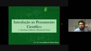 Aula 01  Introdução à História e Filosofia da Ciência [upl. by Gnahk490]