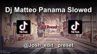 DJ Matteo Panama Slowed Tiktok Version Finally you found what you looking for [upl. by Nnylesor269]