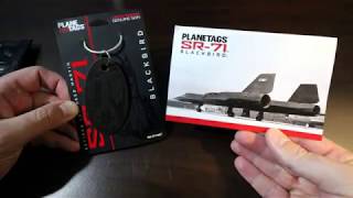 MotoArt PlaneTags Lockheed SR71 Blackbird Unboxing [upl. by Ruberta]