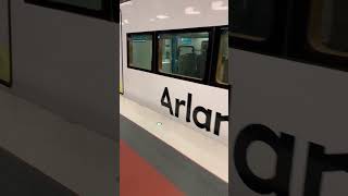 Stockholm Arlanda express train sweden airporttrain [upl. by Torrell671]